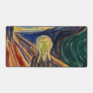 Edvard Munch - The Scream 1910 Desk Mat