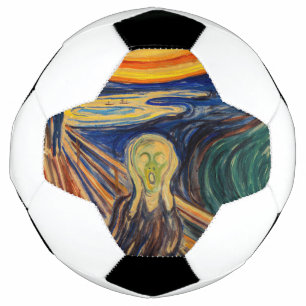 Edvard Munch - The Scream 1910 Football