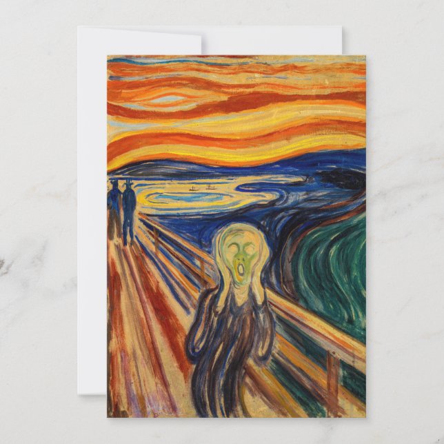 Edvard Munch - The Scream 1910 Invitation (Front)