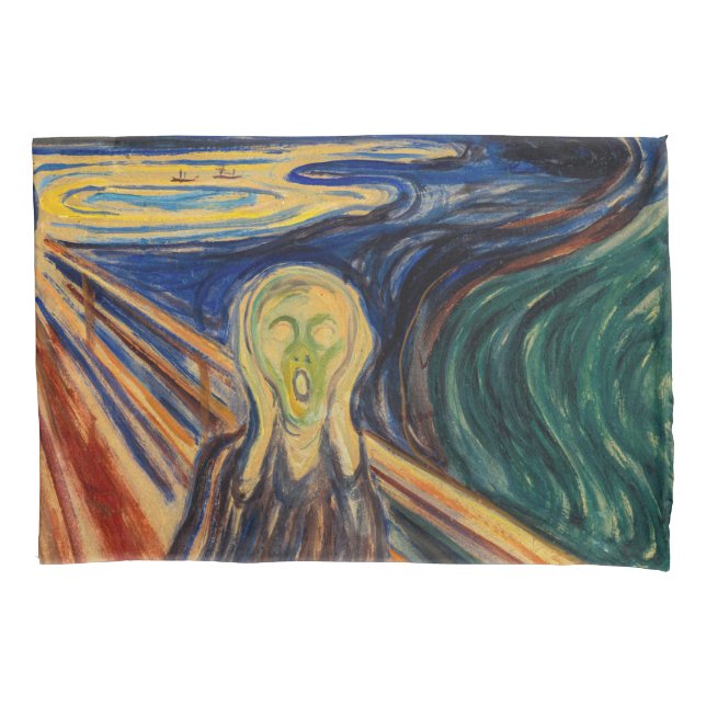 Edvard Munch - The Scream 1910 Pillowcase (Front)