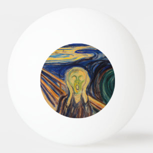 Edvard Munch - The Scream 1910 Ping Pong Ball