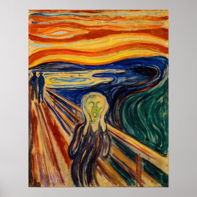 Edvard Munch - The Scream 1910 Poster (Front)