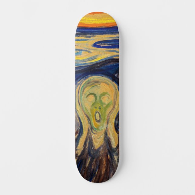 Edvard Munch - The Scream 1910 Skateboard (Front)