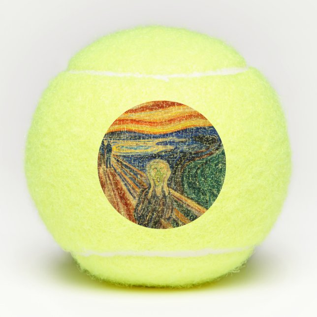 Edvard Munch - The Scream 1910 Tennis Balls (Front)