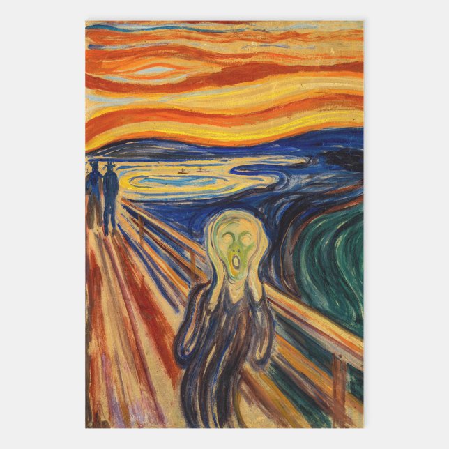 Edvard Munch - The Scream 1910 Wrapping Paper Sheet (Creator Uploaded)