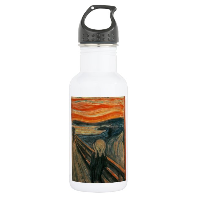 Edvard Munch - The Scream 532 Ml Water Bottle (Front)
