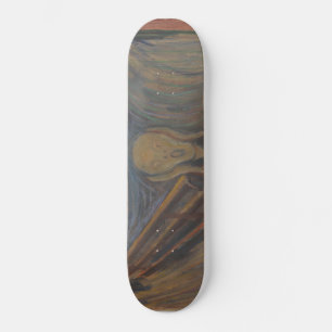 Edvard Munch "The Scream" Classic Art Painting Skateboard