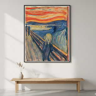 Edvard Munch The Scream Fine Art Expressionism Poster