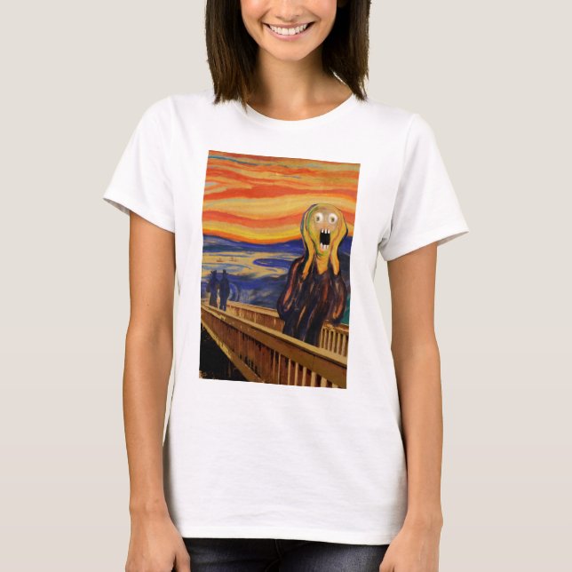 Edvard Munch The Scream Freaked Out T-Shirt (Front)