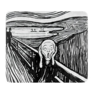 Edvard Munch - The Scream Lithograph Cutting Board