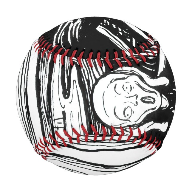 Edvard Munch - The Scream Lithography Baseball (Front)