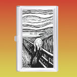 Edvard Munch - The Scream Lithography Business Card Holder<br><div class="desc">The Scream / Skrik - Edvard Munch,  1895 - Lithography</div>