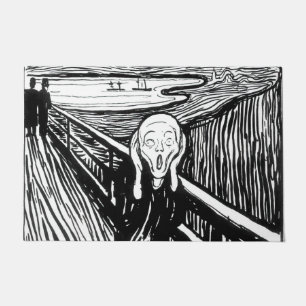Edvard Munch - The Scream Lithography Doormat