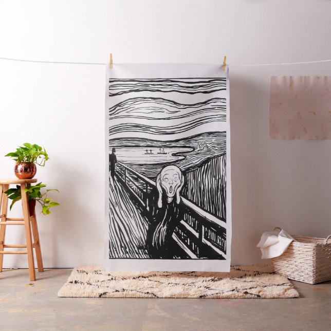 Edvard Munch - The Scream Lithography Fabric (In Situ)