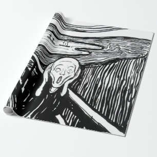 Edvard Munch - The Scream Lithography Wrapping Paper