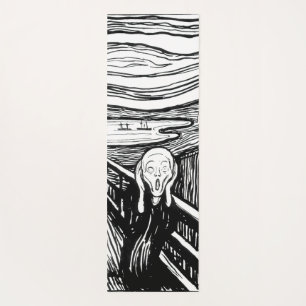 Edvard Munch - The Scream Lithography Yoga Mat