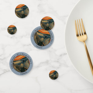 Edvard Munch The Scream Party Items Collection Confetti