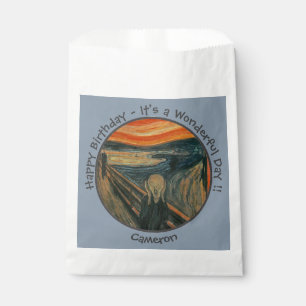 Edvard Munch The Scream Party Items Collection Favour Bags