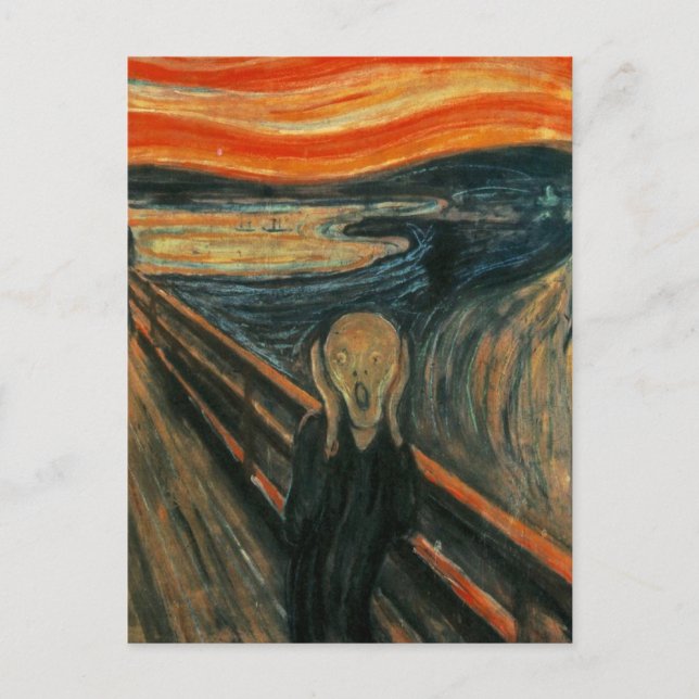Edvard Munch - The Scream Postcard (Front)