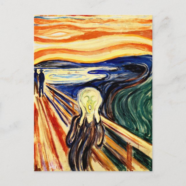 Edvard Munch The Scream Postcard (Front)