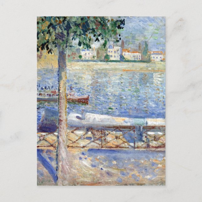Edvard Munch The Seine at Saint-Cloud Postcard (Front)