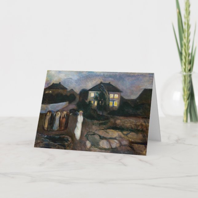 Edvard Munch - The Storm Card (Front)