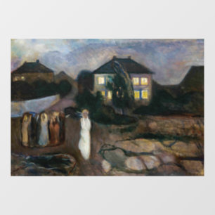 Edvard Munch - The Storm Window Cling