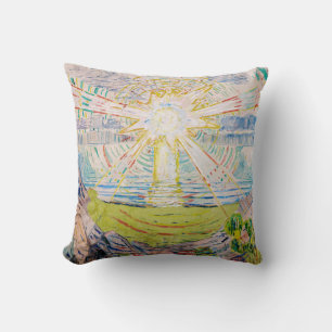 Edvard Munch - The Sun 1910 Cushion