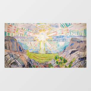 Edvard Munch - The Sun 1910 Window Cling