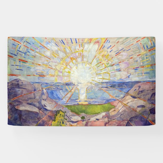 Edvard Munch - The Sun 1911 Banner (Horizontal)