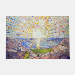 Edvard Munch - The Sun 1911 Doormat
