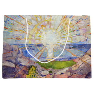 Edvard Munch - The Sun 1911 Large Gift Bag