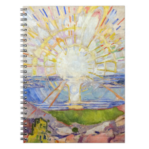 Edvard Munch - The Sun 1911 Magnetic Card Notebook