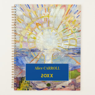 Edvard Munch - The Sun 1911 Planner
