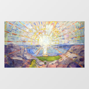 Edvard Munch - The Sun 1911 Window Cling
