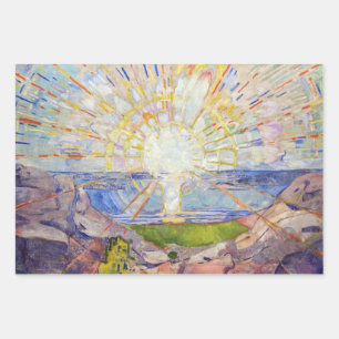 Edvard Munch - The Sun 1911 Wrapping Paper Sheet
