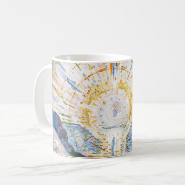 Edvard Munch - The Sun 1912 Coffee Mug (Front Left)