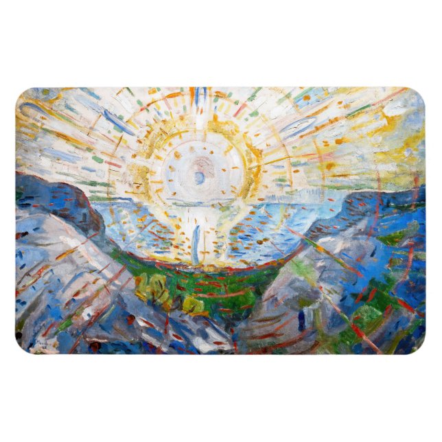 Edvard Munch - The Sun 1912 Magnet (Horizontal)