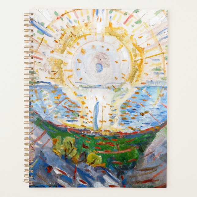 Edvard Munch - The Sun 1912 Planner (Front)