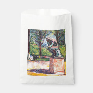 Edvard Munch - The Thinker by Rodin Favour Bags