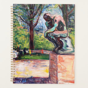 Edvard Munch - The Thinker by Rodin Planner