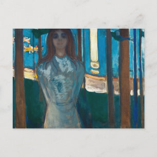 Edvard Munch - The Voice , Summer Night Postcard