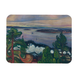 Edvard Munch - Train Smoke Magnet