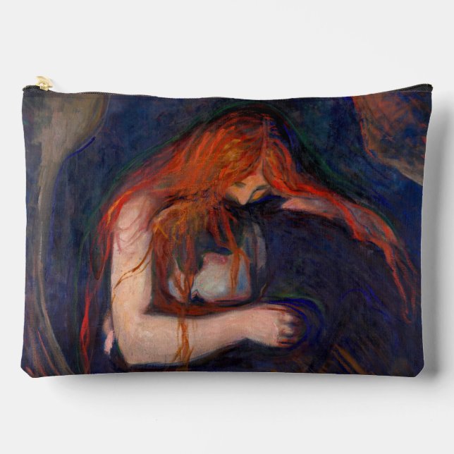 Edvard Munch - Vampire / Love and Pain Accessory Pouch (Front)