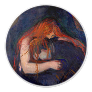 Edvard Munch - Vampire / Love and Pain Ceramic Knob