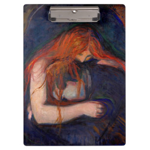 Edvard Munch - Vampire / Love and Pain Clipboard