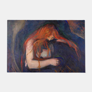 Edvard Munch - Vampire / Love and Pain Doormat