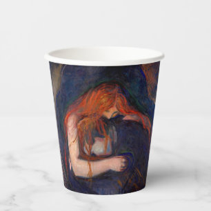 Edvard Munch - Vampire / Love and Pain Paper Cups
