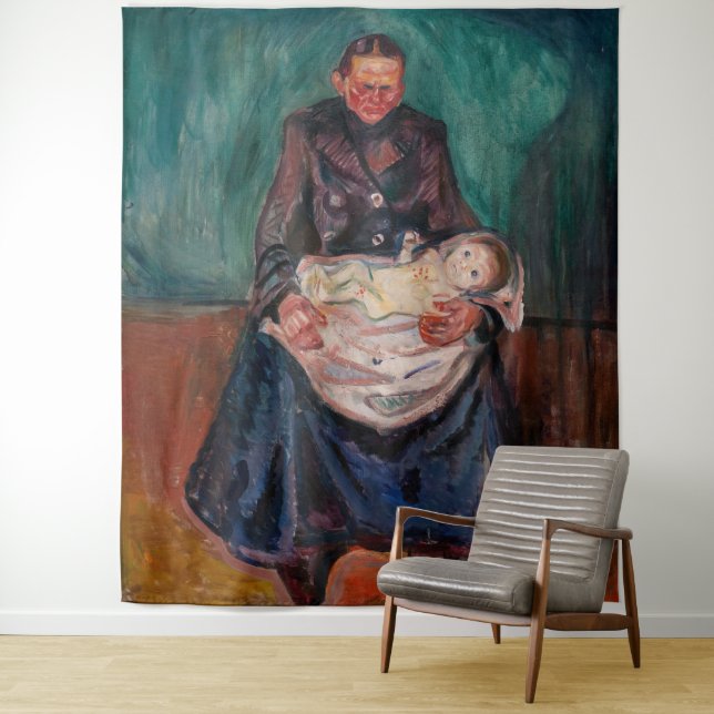 Edvard Munch - Woman with Sick Child, Inheritance Tapestry (In Situ)