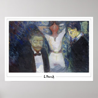 Edvard Munch Zedign Art Poster #475-3